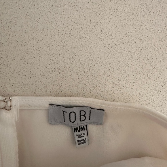 Tobi Scalloped Strapless Dress - Picture 6 of 6